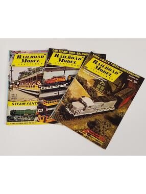 1969 Vintage Railroad Model Craftsman Magazine Lot - 3 Issues Oct - Dec